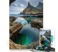 Mystical Shores at Dawn Jigsaw Puzzles for Adults 1000 Piece Logic Boost Toy Group Joy Premium Edge Bday Surprise (38x52cm)