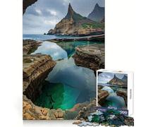 Mystical Shores at Dawn Jigsaw Puzzles for Teenagers 1000 Pieces Strong Logic Toy Shared Fun Clear Edge Lovely Present (38x26cm)