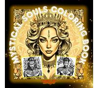 Mystical Souls Coloring Book: 50 Magical Portraits of Beautiful Women and Men Surrounded by Flowers, Mandalas, and Serpents - A Fantasy Coloring Journey for Relaxation and Inspiration (8.5 x 8.5 inch)