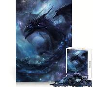 Mystical Space Dragon 1000 Piece Jigsaw Puzzles for Adults Jigsaw Brain Play Relax Mind Sharp Edge Premium Gift (38x26cm)