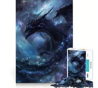 Mystical Space Dragon 1000 Piece Jigsaw Puzzles for Adults Jigsaw Brain Play Relax Mind Sharp Edge Premium Gift (38x26cm)