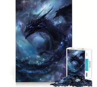 Mystical Space Dragon 1000 Piece Jigsaw Puzzles for Teenagers Jigsaw Mind Puzzle Tension Relief Art Assembly Premium Gift (38x52cm)
