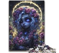Mystical Spirit Girl Puzzles for Teenagers 2000 Pieces,Help The Brain Exercise Addictive Toys to Cultivate Patience Suitable for Couples (70X100cm)