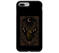 Mystical Stag Lantern Antlers Celestial Moon Dark Academia Case for iPhone 7 Plus/8 Plus