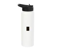 Mystical Stag Lantern Antlers Celestial Moon Dark Academia Stainless Steel Insulated Water Bottle