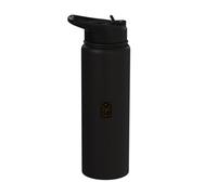 Mystical Stag Lantern Antlers Celestial Moon Dark Academia Stainless Steel Insulated Water Bottle