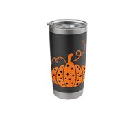 Mystical Stars & Moon Fall Pumpkin Witch Stainless Steel Insulated Tumbler