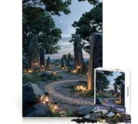 Mystical Stone Path at Twilight 1000 Pieces Jigsaw Puzzles for Teenagers Intellect Toy Bonding Time Quality Cut Memorable Gift (38x26cm)