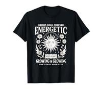 Mystical Sun, Moon, Flowers and Soft Energy T-Shirt
