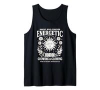Mystical Sun, Moon, Flowers and Soft Energy Tank Top