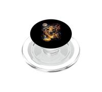 Mystical Takin Howling Full Moon Mountain Art PopSockets PopGrip for MagSafe