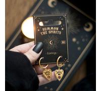 Mystical Talking Board Planchette Earrings - Gold-Tone Dangle Jewelry