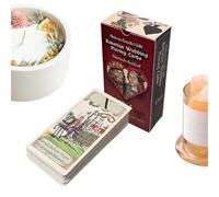 Mystical Tarot Deck - Vintage Fortune Telling, Embossed Block with Feature, Cardstock Frame Gear with Feature, Deck Functional Styling, Learning Supplies for Beginners, Kids, Teen