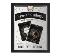 Mystical Tarot Mirrored Wall Hanging With Gold Foil & Celestial Details