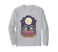 Mystical Team Trash Raccoon and Opossum Design Long Sleeve T-Shirt