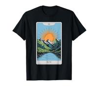 Mystical The Sun Tarot Card Art Design T-Shirt