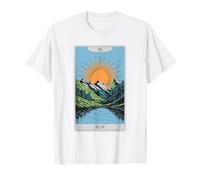 Mystical The Sun Tarot Card Art Design T-Shirt