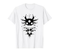 Mystical Three Eyed Axolotl Celestial Creature Art T-Shirt