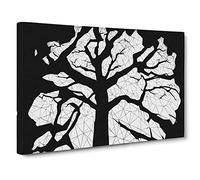 Mystical Tree Canvas Print | Gallery Wrapped 30mm Frame Wall Art | 30x20 inches | Ready to Hang | Contemporary Landscape Picture | Living Room Bedroom Lounge Office