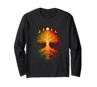 Mystical Tree Cosmic Magic Spiritual Believer Long Sleeve T-Shirt