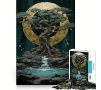 Mystical Tree of Life 1000 Piece Jigsaw Puzzle for Teenagers Wise Think Toy Easy Leisure Tight Cut Amazing Present (38x26cm)