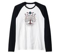 Mystical Tree of Life Celestial Raglan Baseball Tee