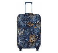Mystical Underwater Coral Scene Travel Luggage Covers - Elasticity Suitcase Covers Protector for Luggage 18-32 Inch
