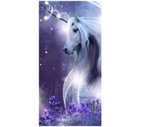 Mystical Unicorn Cotton Beach Towel