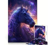 Mystical Unicorn in Space Adults Puzzles 1000 Piece Jigsaws Strengthen Recall Relaxing Fun Quality Edge Festival Gift (50x75cm)
