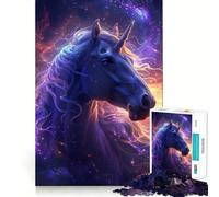 Mystical Unicorn in Space Jigsaw Puzzles for Adults 1000 Mind Exercise Toy Relax Time Design Assembly (38x26cm)