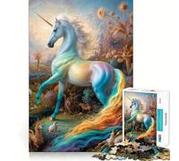 Mystical Unicorn Safari 1000 Piece Jigsaw Puzzles for Adults Jigsaw Brain Play Relax Mind Sharp Edge Premium Gift (50x75cm)