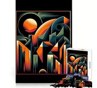 Mystical Urban Sunset Jigsaw Puzzles for Adults 1000 Piece Logic Boost Toy Group Joy Premium Edge Bday Surprise (38x26cm)