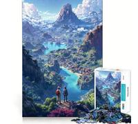 Mystical Valley 1000 Pieces Jigsaw Puzzles for Adults Strong Logic Toy Relaxing Fun Clear Edge Memorable Gift (38x52cm)