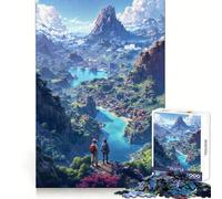Mystical Valley 1000 Pieces Jigsaw Puzzles for Adults Strong Logic Toy Relaxing Fun Clear Edge Memorable Gift (38x52cm)
