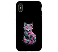 Mystical Vibrant Fox Art Fantasy Case for iPhone X/XS