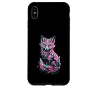 Mystical Vibrant Fox Art Fantasy Case for iPhone XS Max