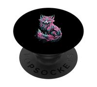 Mystical Vibrant Fox Art Fantasy PopSockets Adhesive PopGrip