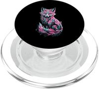 Mystical Vibrant Fox Art Fantasy PopSockets PopGrip for MagSafe