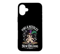 Mystical Voodoo Doll New Orleans Pins and Needles Art Case for iPhone 16 Plus