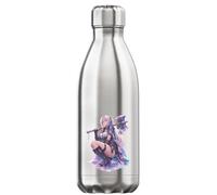 Mystical Warrior with Glowing Axe Vacuum Insulated Thermal Water Bottle Silver