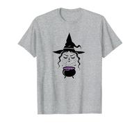 Mystical Witch Brewing Spells Halloween Enchantment T-Shirt, Men, Heather Grey, XXL
