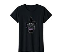 Mystical Witch Brewing Spells Halloween Enchantment T-Shirt, Women, Black, 3XL