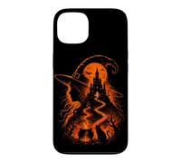 Mystical Witch Halloween Gothic Moon Cat Women's Case for iPhone 13