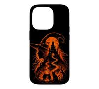 Mystical Witch Halloween Gothic Moon Cat Women's Case for iPhone 14 Pro
