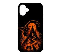 Mystical Witch Halloween Gothic Moon Cat Women's Case for iPhone 16 Plus