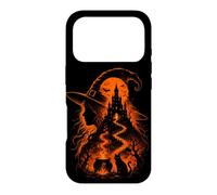 Mystical Witch Halloween Gothic Moon Cat Women's Case for iPhone 17 Pro