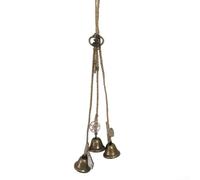 Mystical Witch Wind Chime for Negative Energy Clearing, Sturdy Iron Material (A and A)