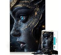 Mystical Woman Portrait Jigsaw Puzzles for Adults1000 Pieces Focus Brain Toy Relax Time Tight Edge Santa Wish Pick (38x26cm)