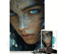 Mystical Woman with Feathers 1000 Piece Jigsaw Puzzle for Teenagers Wise Think Toy Easy Leisure Tight Cut Amazing Present (38x26cm)