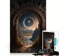 Mystical Worlds Fantasy Jigsaw Puzzles 1000 Piece for Teenagers Strengthen Memory Home Leisure Clean Edge Cherished Gift (38x26cm)